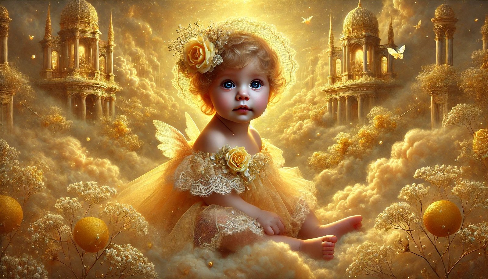 Angels and cherubs — artwork by Isabelle Schmitt