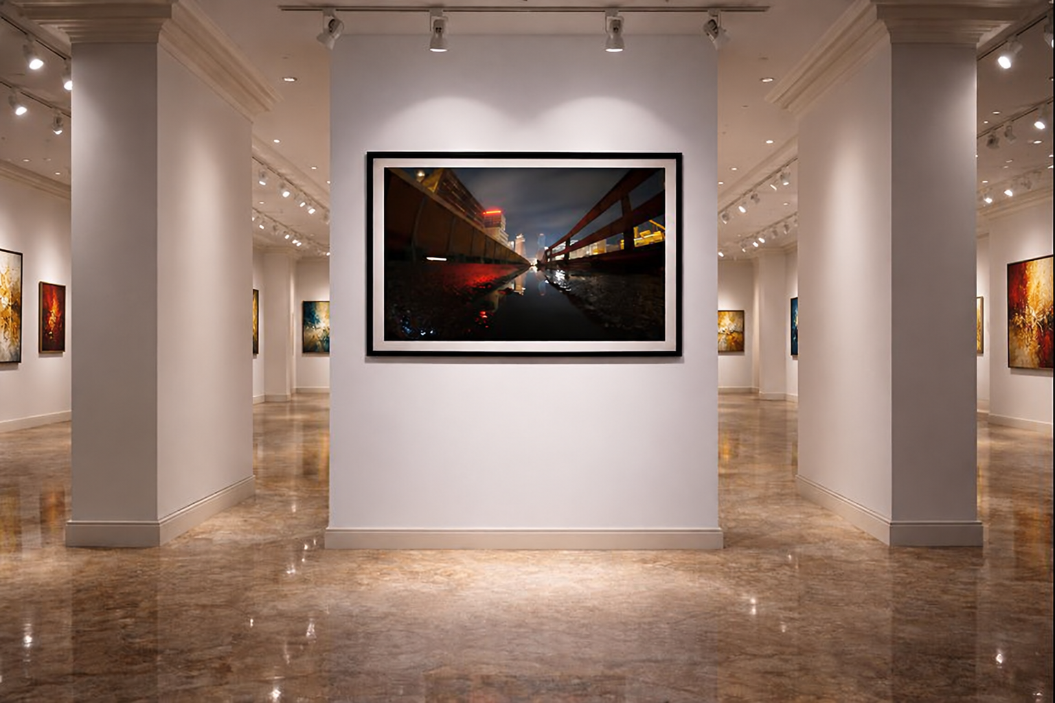 A work by Isabelle Schmitt shown in situ