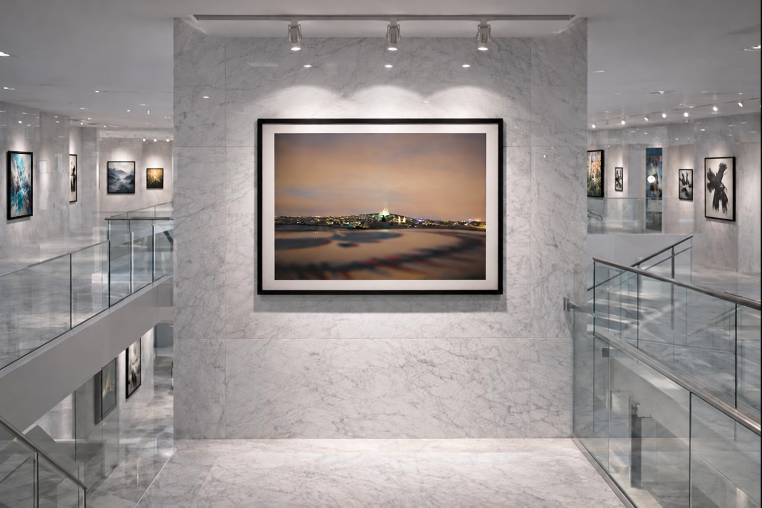 A work by Isabelle Schmitt shown in situ