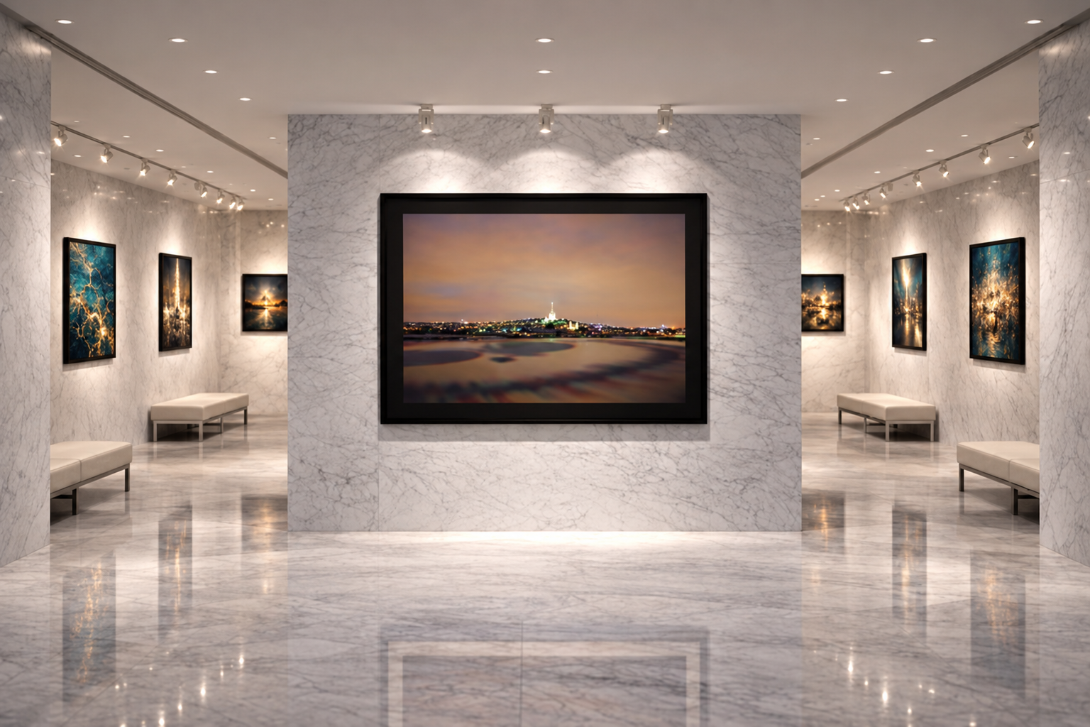 A work by Isabelle Schmitt shown in situ