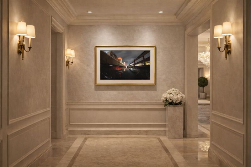 A work by Isabelle Schmitt shown in situ