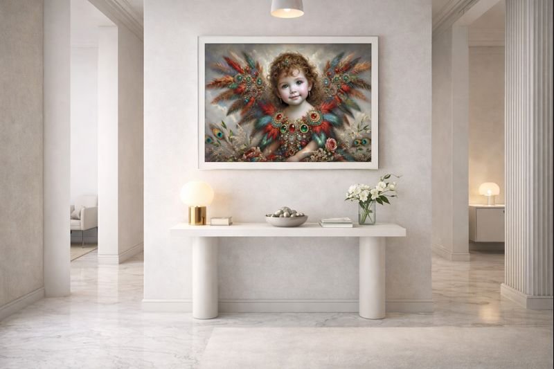 A work by Isabelle Schmitt shown in situ