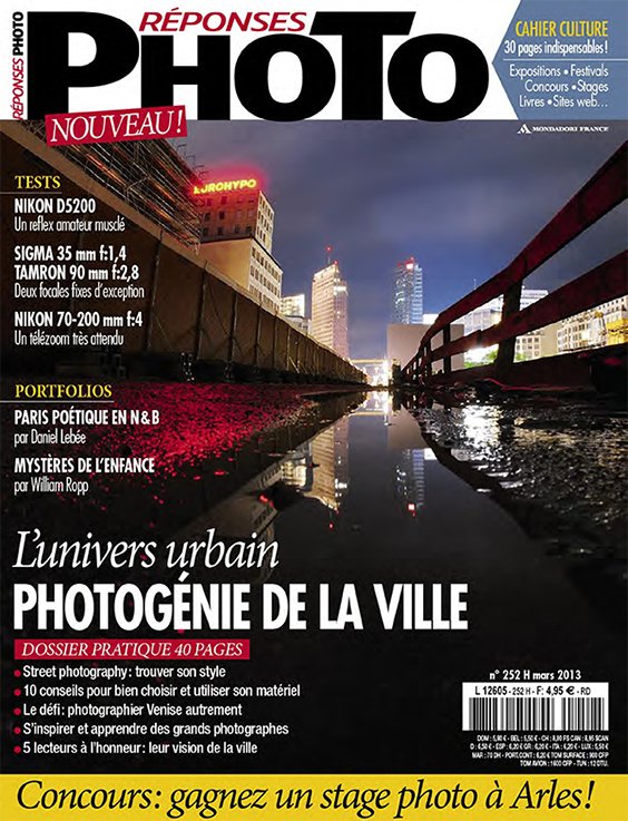 Réponses Photo · Isabelle Schmitt en couverture